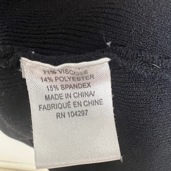 Milly Infusion Black Off The Shoulder Bodycon Chic Classic Sheath Dress - Picture 10 of 12